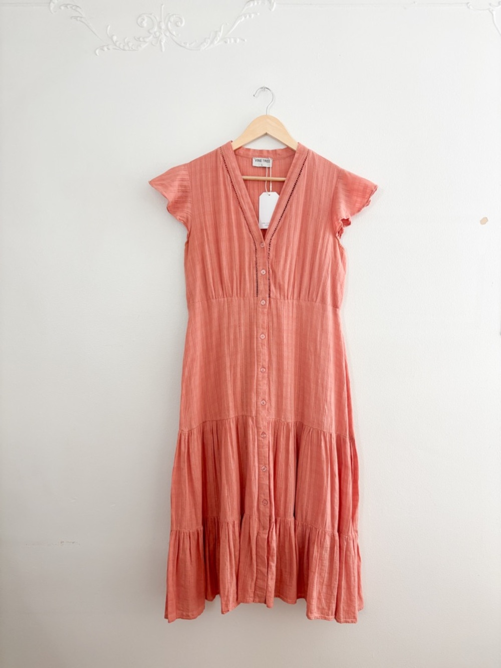 Vine Tree Tiered Maxi Dress